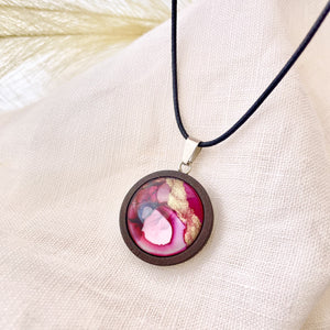 Pink Opal Original Artwork Necklace